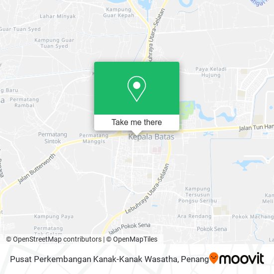 Peta Pusat Perkembangan Kanak-Kanak Wasatha