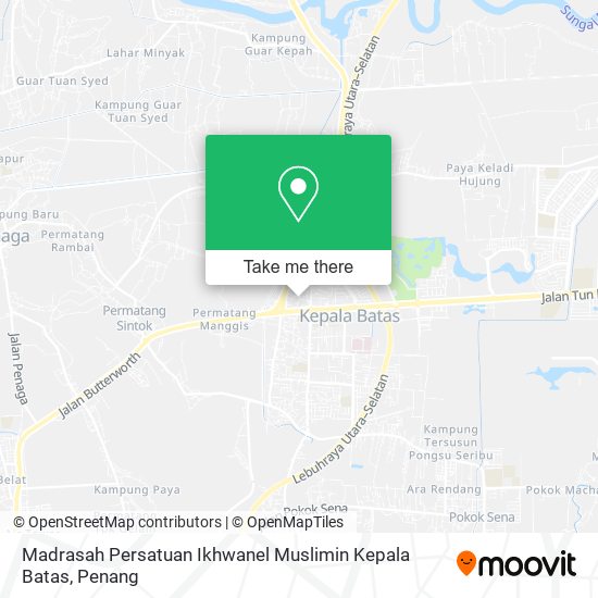 Madrasah Persatuan Ikhwanel Muslimin Kepala Batas map