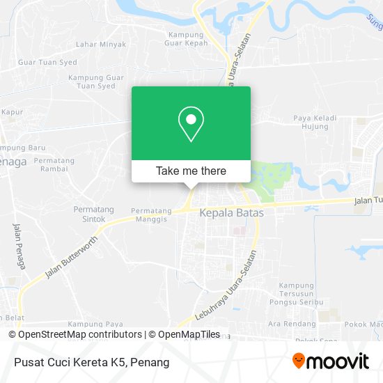 Pusat Cuci Kereta K5 map