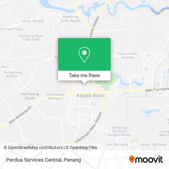 Peta Perdua Services Central