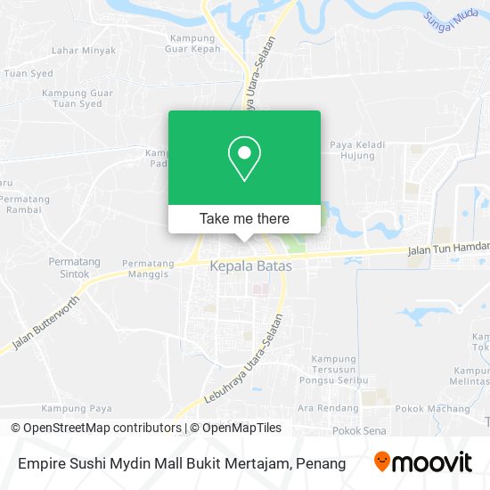 Peta Empire Sushi Mydin Mall Bukit Mertajam