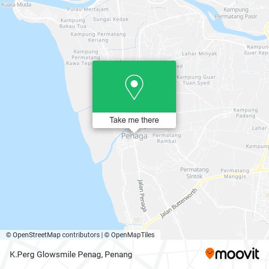 K.Perg Glowsmile Penag map