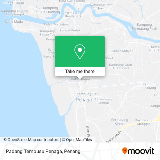 Padang Tembusu Penaga map