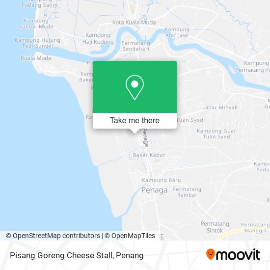 Pisang Goreng Cheese Stall map