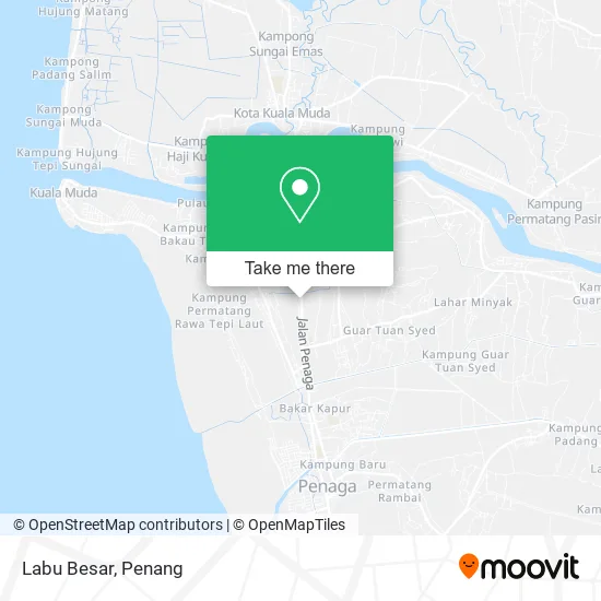 Labu Besar map