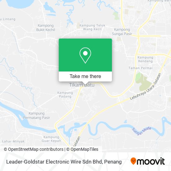 Peta Leader-Goldstar Electronic Wire Sdn Bhd