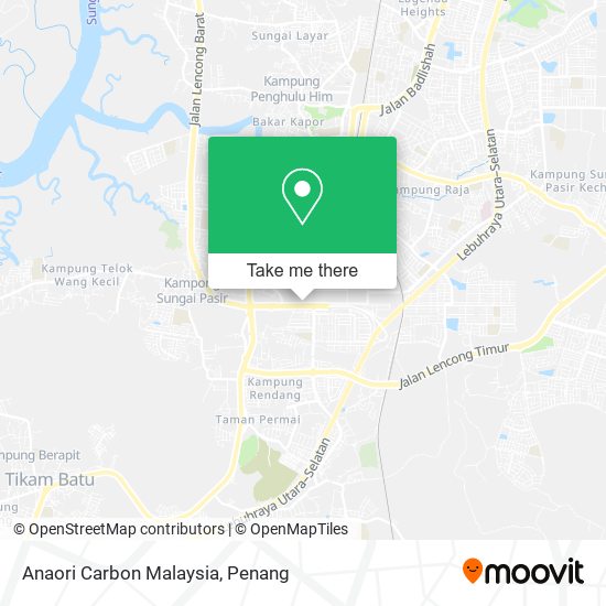 Peta Anaori Carbon Malaysia