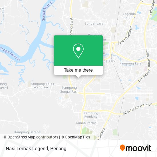 Nasi Lemak Legend map