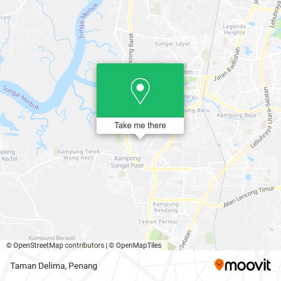 Taman Delima map