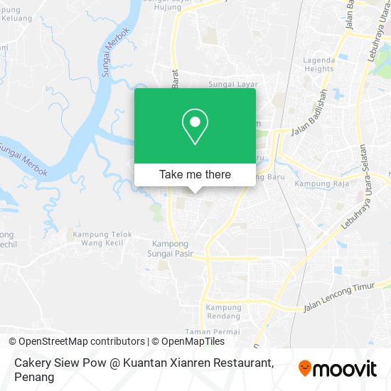 Cakery Siew Pow @ Kuantan Xianren Restaurant map