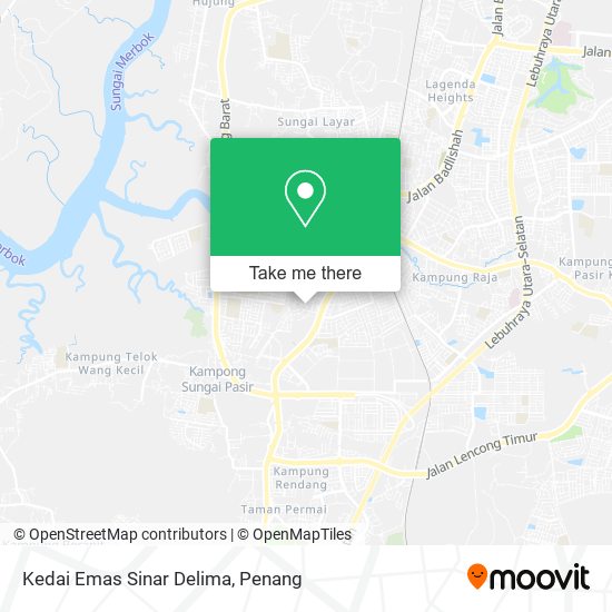 Kedai Emas Sinar Delima map