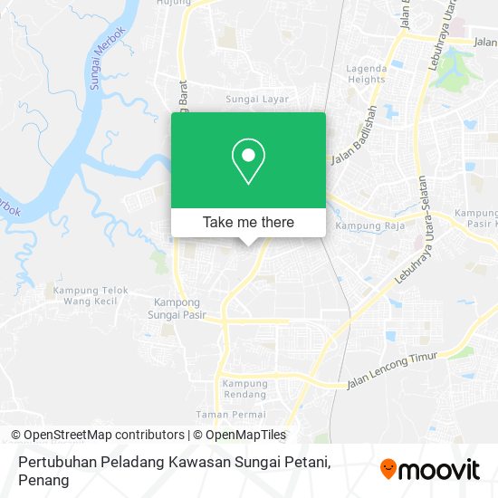 Pertubuhan Peladang Kawasan Sungai Petani map