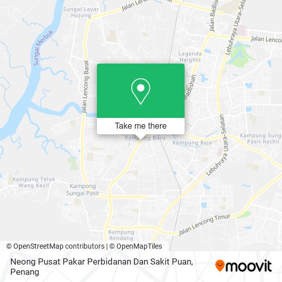 Peta Neong Pusat Pakar Perbidanan Dan Sakit Puan