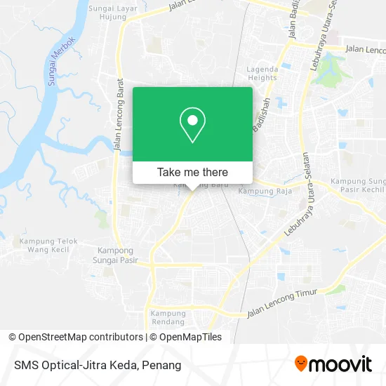 SMS Optical-Jitra Keda map