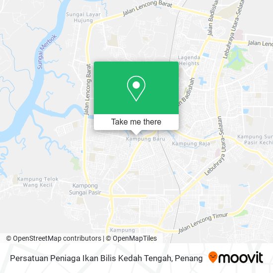 Peta Persatuan Peniaga Ikan Bilis Kedah Tengah