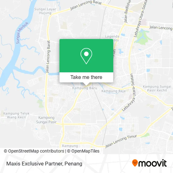 Maxis Exclusive Partner map