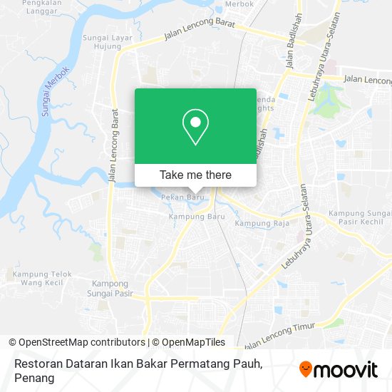 Restoran Dataran Ikan Bakar Permatang Pauh map