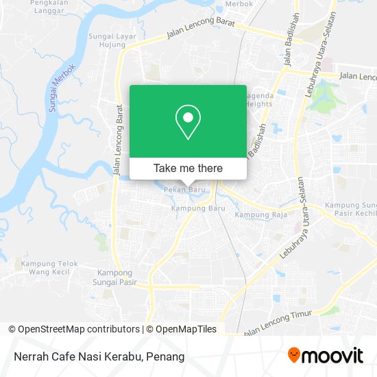 Peta Nerrah Cafe Nasi Kerabu