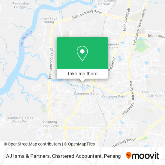 AJ Isma & Partners, Chartered Accountant map