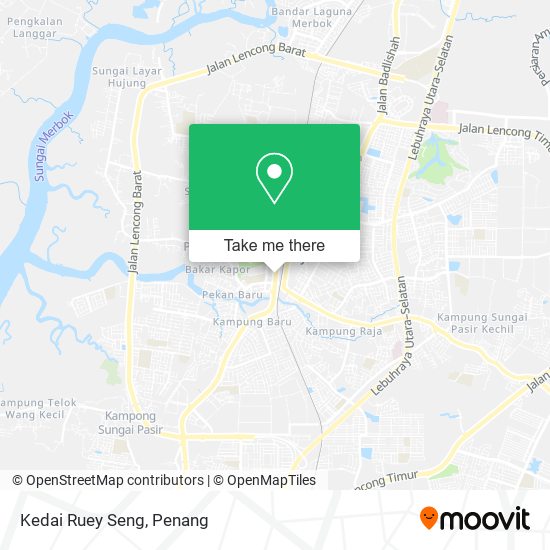 Kedai Ruey Seng map