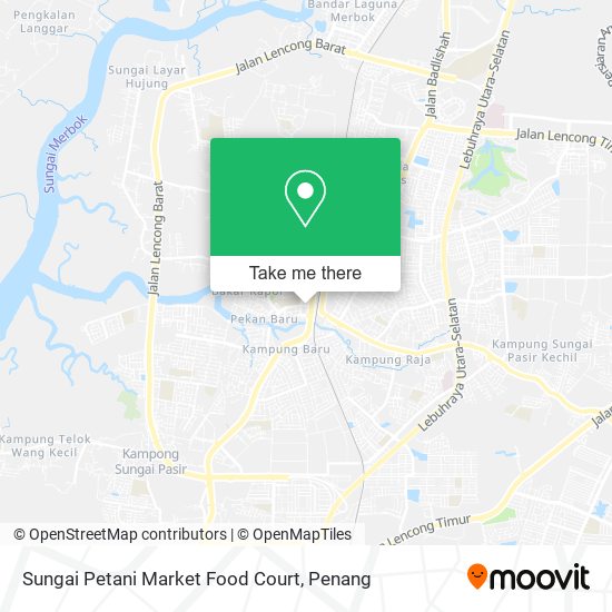 Peta Sungai Petani Market Food Court