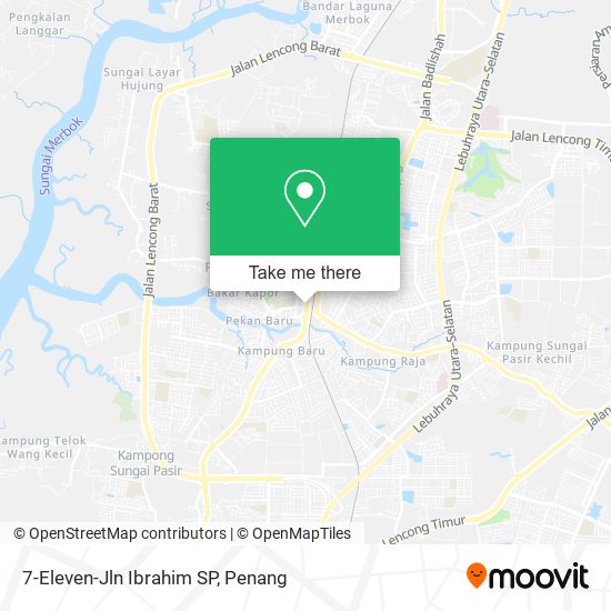 Peta 7-Eleven-Jln Ibrahim SP