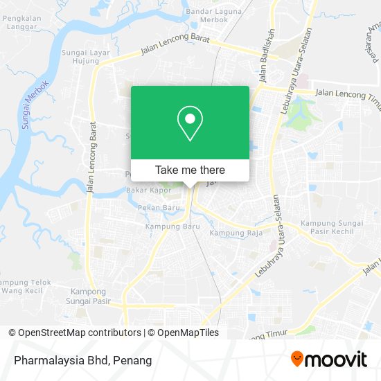 Pharmalaysia Bhd map