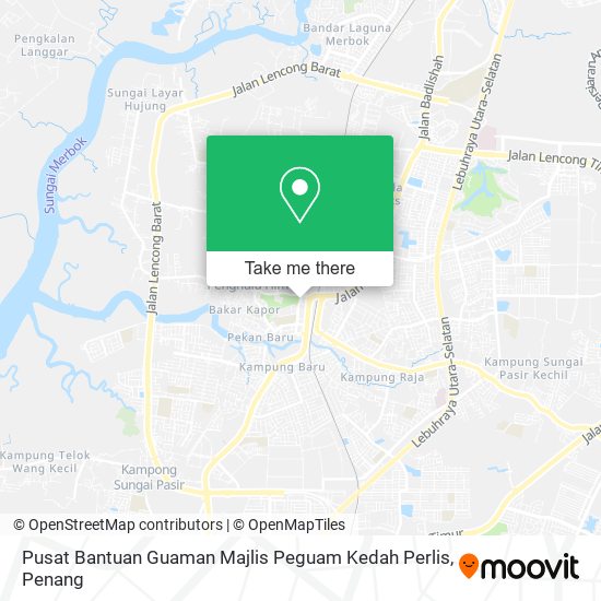 Pusat Bantuan Guaman Majlis Peguam Kedah Perlis map