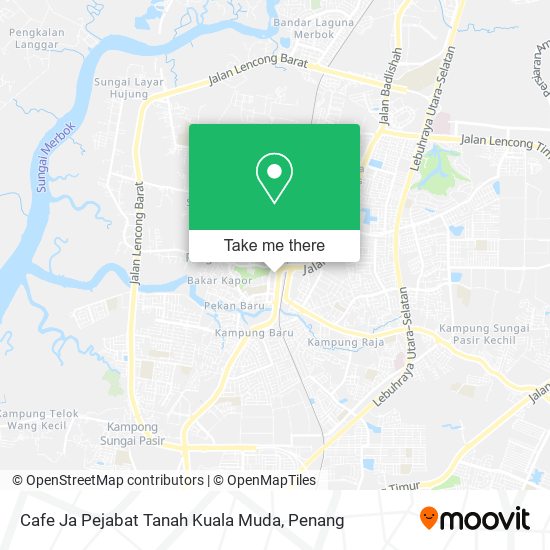 Peta Cafe Ja Pejabat Tanah Kuala Muda