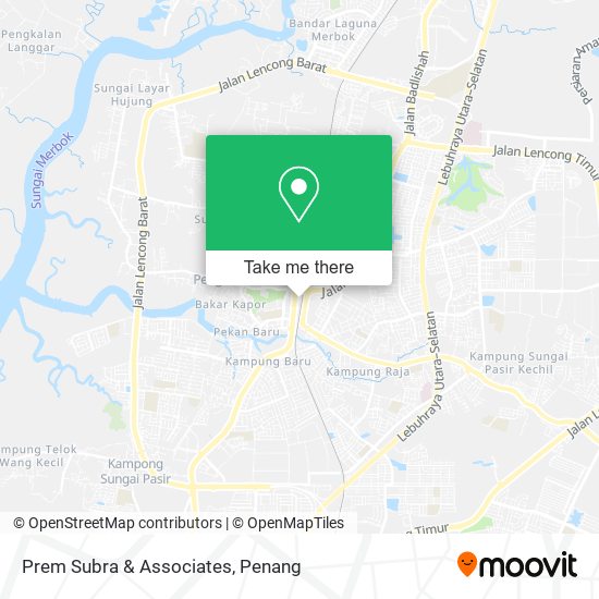 Prem Subra & Associates map