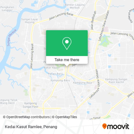 Kedai Kasut Ramlee map