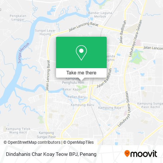 Dindahanis Char Koay Teow BPJ map