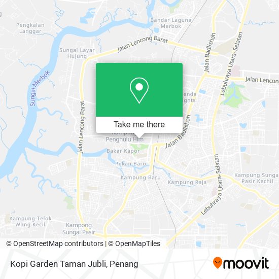 Kopi Garden Taman Jubli map