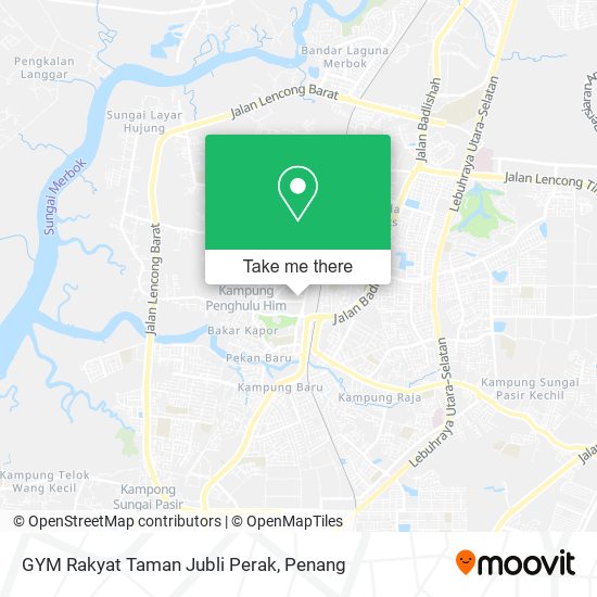 Peta GYM Rakyat Taman Jubli Perak