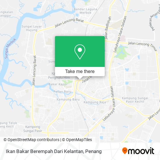 Ikan Bakar Berempah Dari Kelantan map