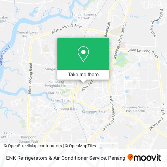 ENK Refrigerators & Air-Conditioner Service map