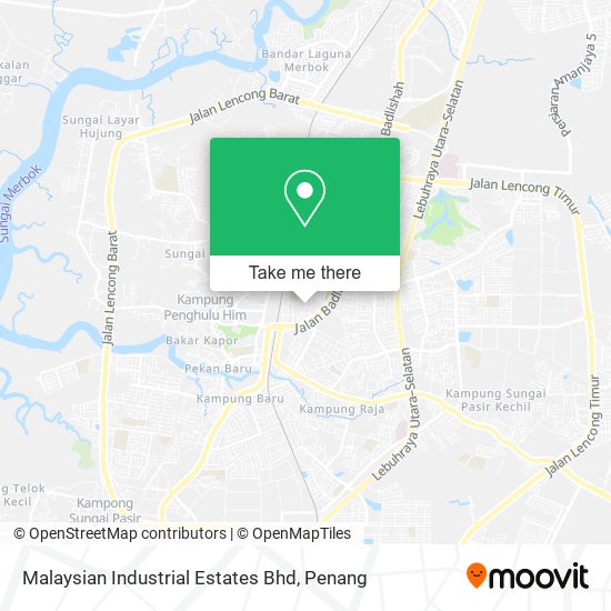 Peta Malaysian Industrial Estates Bhd