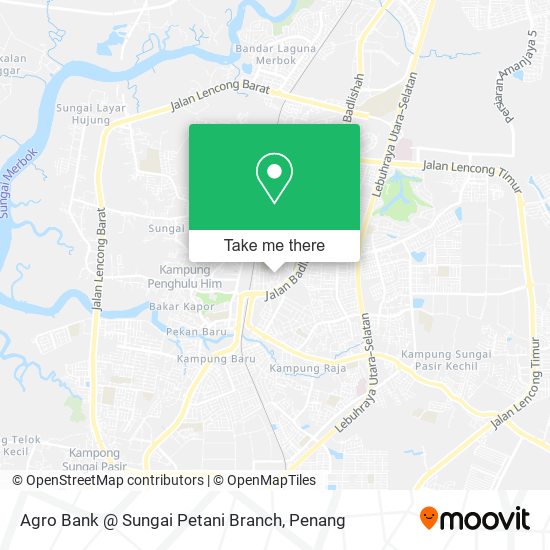 Peta Agro Bank @ Sungai Petani Branch