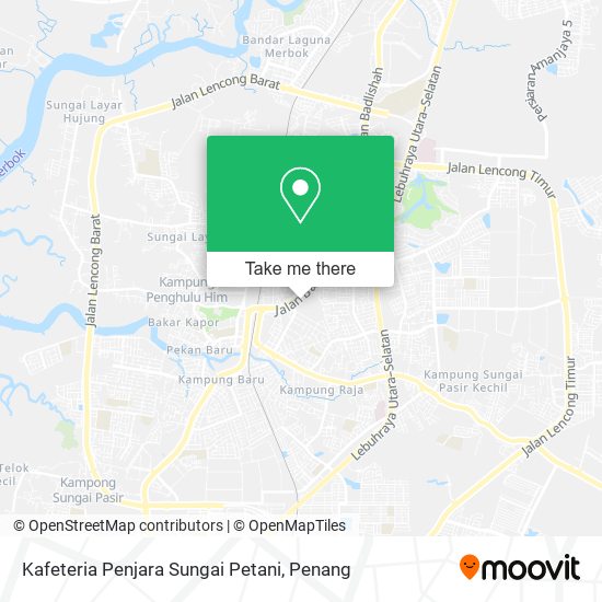 Kafeteria Penjara Sungai Petani map