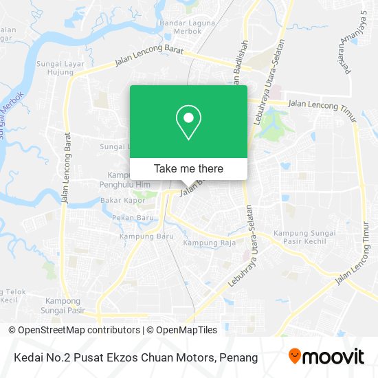 Kedai No.2 Pusat Ekzos Chuan Motors map