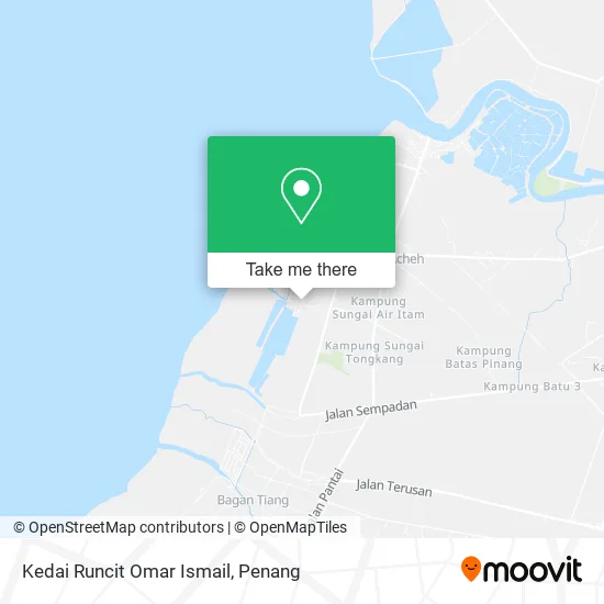Kedai Runcit Omar Ismail map