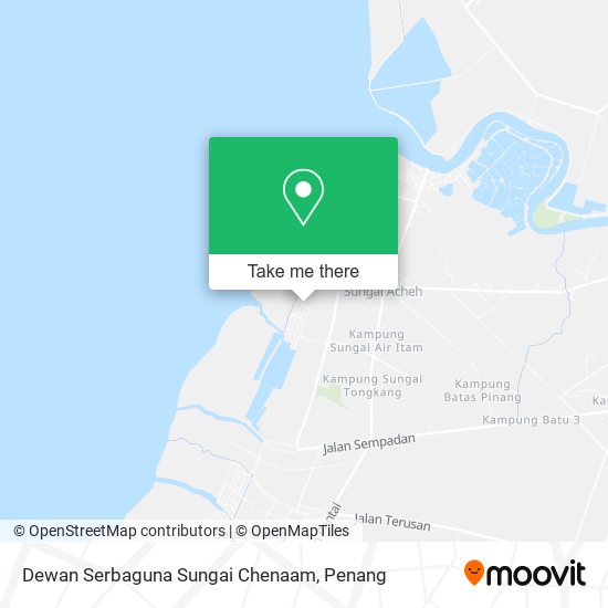 Peta Dewan Serbaguna Sungai Chenaam