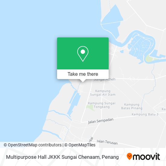 Peta Multipurpose Hall JKKK Sungai Chenaam