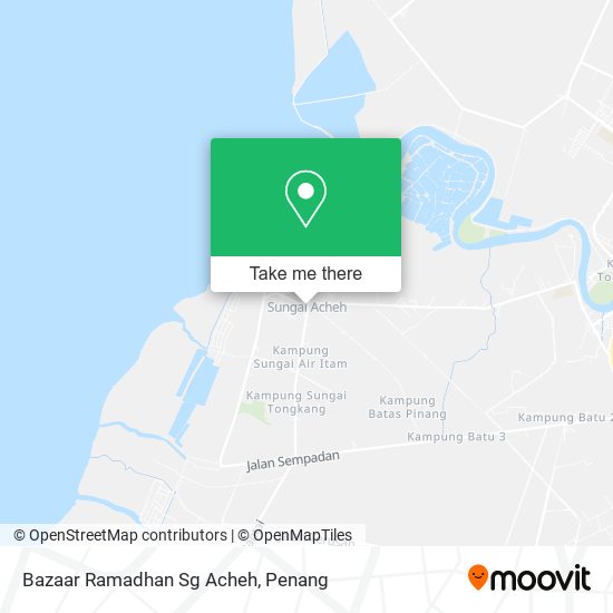 Bazaar Ramadhan Sg Acheh map