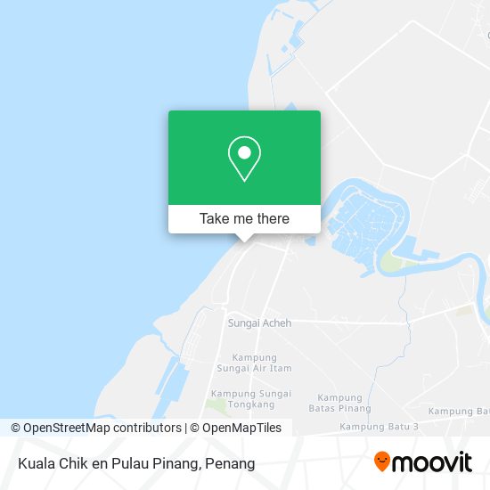 Kuala Chik en Pulau Pinang map