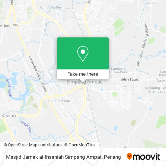 Masjid Jamek al-Ihsaniah Simpang Ampat map