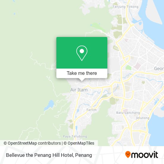 Bellevue the Penang Hill Hotel map