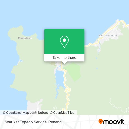 Syarikat Typeco Service map