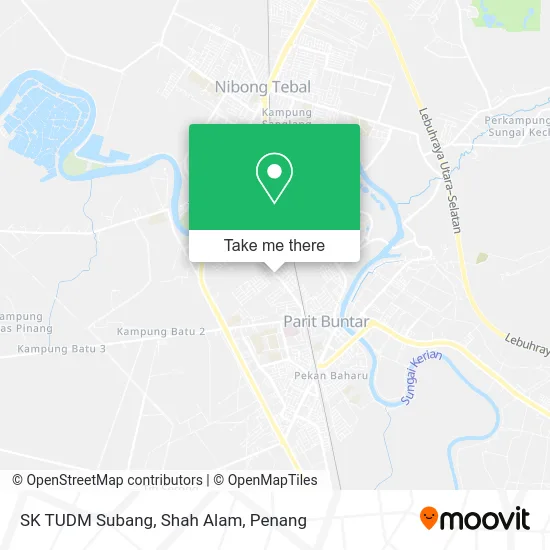 SK TUDM Subang, Shah Alam map