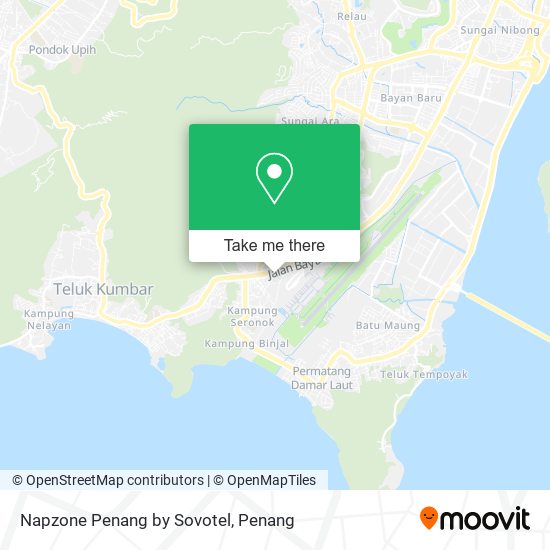 Napzone Penang by Sovotel map